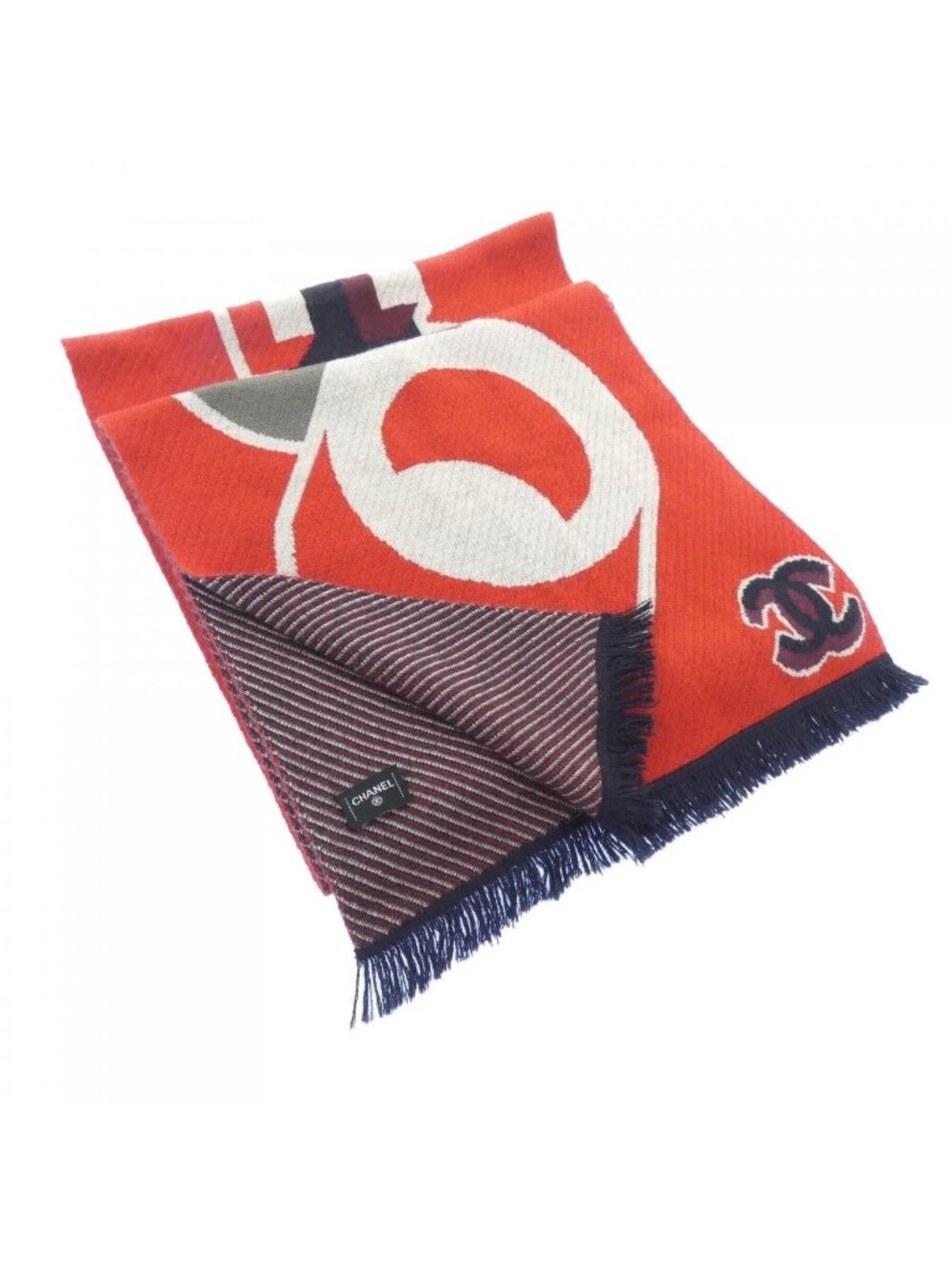 Chanel Scarf Red